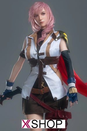 Eclair Farron Final Fantasy XIII Pussy Life Size Natural Full Bust Hips Sex Dolls 171cm (5ft7)