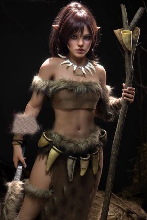 Nidalee LOL The Bestial Huntress A-cup Female Torso Male Masturbator 159cm
