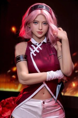 Haruno Sakura A-cup Small Boobs Naruto Heroine Sex Doll 159cm